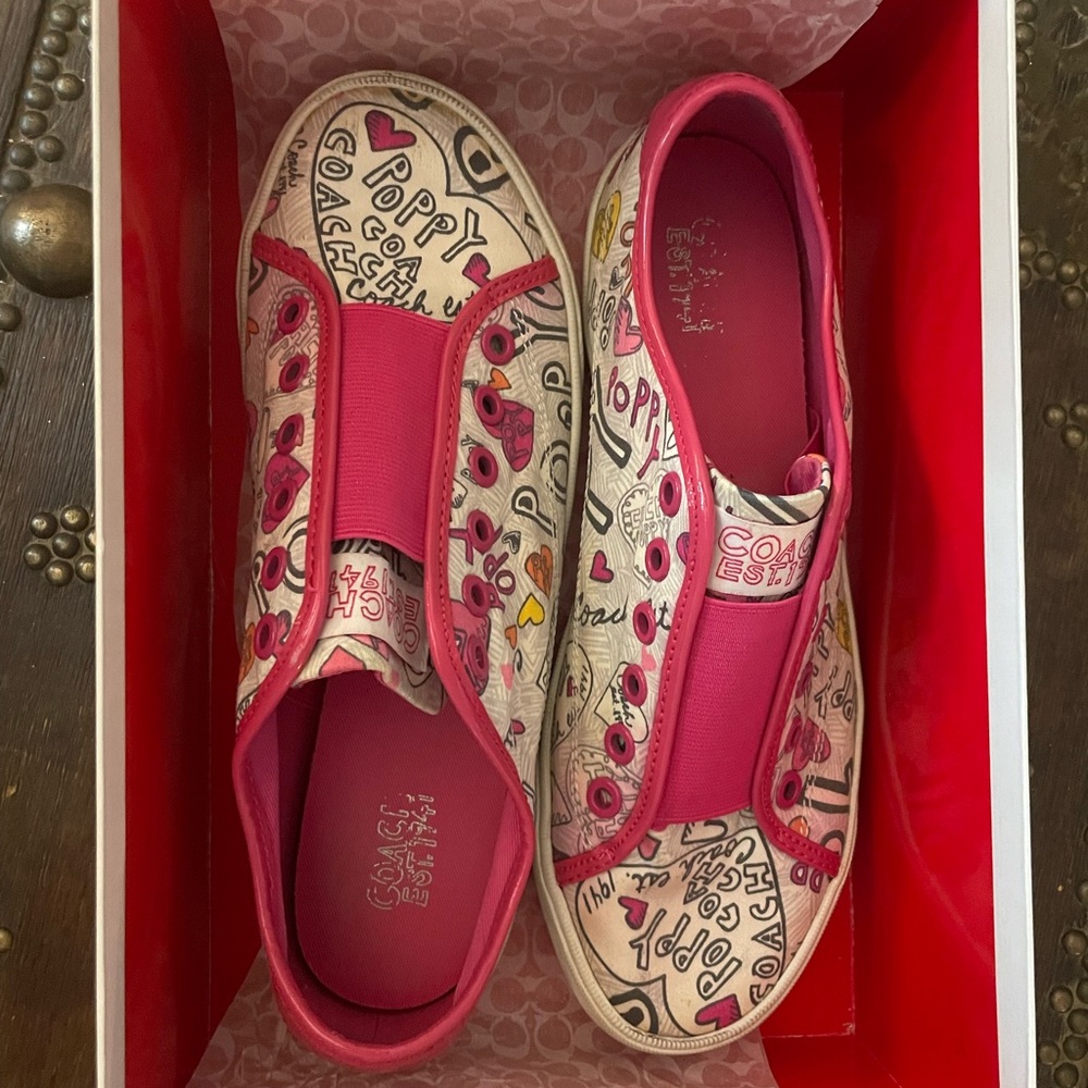 Colorful Graphic Slip-On Sneakers